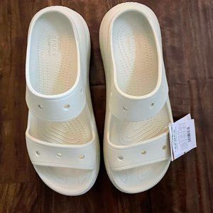 Crocs Crush Sandal - Bone Color - W11 / M9 - NWT